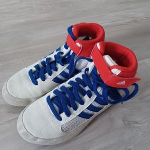 Boys size 1 Adidas Wrestling Shoes